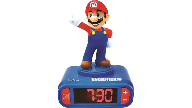 マリオとヨッシーの目覚まし時計！サウンドエフェクト付きの「SUPER MARIO フィギュア目覚まし時計」が2025年12月発売