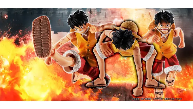 「ワンピース」印象的な“泣き顔”シーンも再現可能！マリンフォード頂上決戦時の「モンキー・D・ルフィ」がアクションフィギュア化