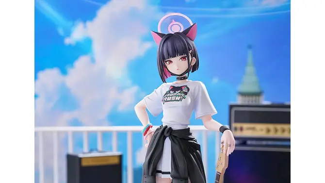 『ブルアカ』より「カズサ」がバンド姿で1/7スケールフィギュア化！シャツの質感、ベースの弦は1本1本張るなどこだわりが凄い