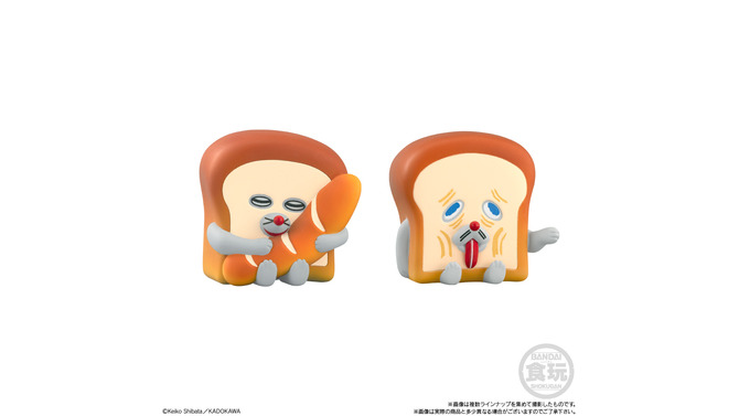 「パンどろぼう」がソフビ人形になって登場！「いとしのパン」「まずい」「おにぎりぼうや」など集めて可愛い全7種