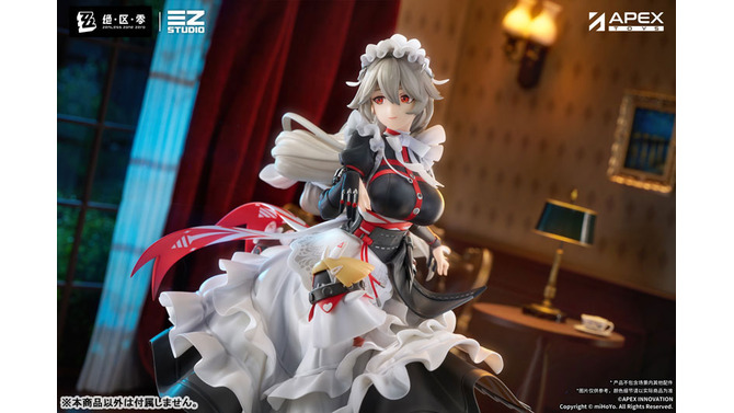スカートの躍動感やスリットから覗く太ももがセクシー！『ゼンゼロ』よりメイド長「リナ」がフィギュア化