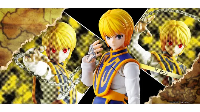 クラピカは“緋の眼”と念能力の“鎖”でプレイバリュー抜群！「HUNTER×HUNTER」“選挙編”を再現できる「レオリオ」ともに商品化