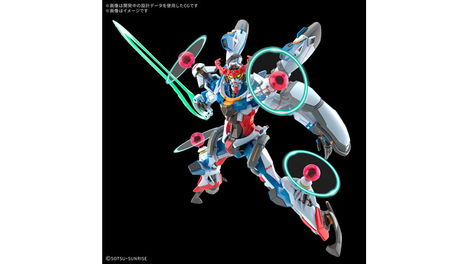 最終回の「ジークアクス（エンディミオン・ユニット覚醒時）」がHGガンプラ化！頭部は開閉ギミック搭載、肩・膝のエフェクトも再現