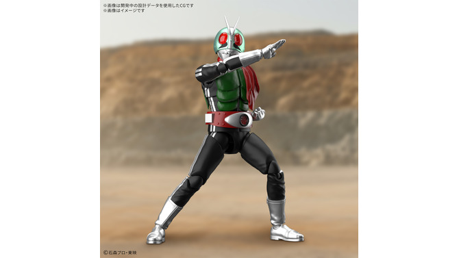 「仮面ライダー新1号」がプラモ化！ライダースーツやタイフーンの造形、豊富なパーツで劇中ポーズを再現可能