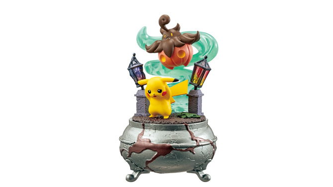 ピカチュウもおびえる…『ポケモン』夜の雰囲気に漂う新作ジオラマフィギュア！ゲンガーやシャンデラなど全6種ラインナップ