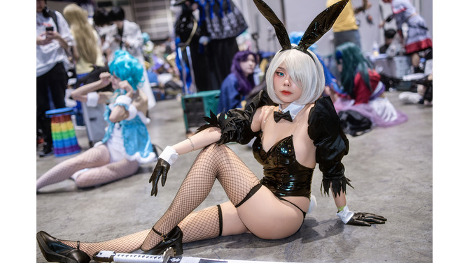 2B（バニーガールver.）『ニーア オートマタ』／HANA（Instagram：hana_hkcoser）