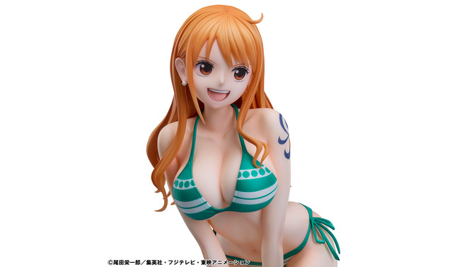 零れそうなほどの大ボリューム…！「ワンピース」水着姿の「ナミ」が1/4スケールで巨大フィギュア化