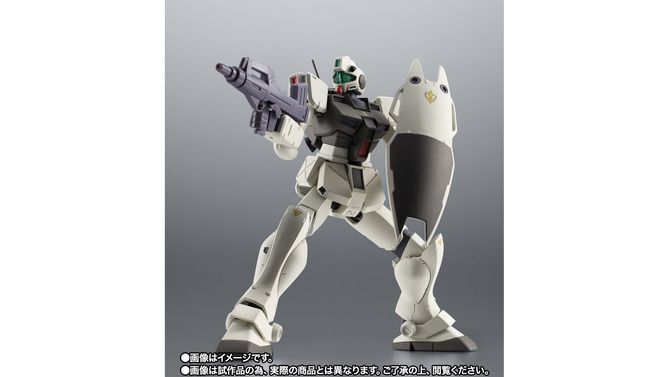 ガンダム0080より「ジム・コマンド（コロニー戦仕様）」がver. A.N.I.M.E.に出撃！拠点防衛を担ったクリーム＆ダークグリーンの彩色を再現