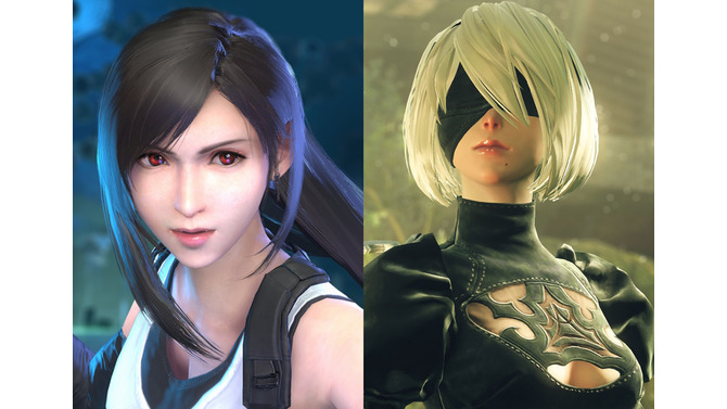 ティファたちが「2Bのコスチューム」を着る可能性…！『FF7EC』で『NieR』シリーズコラボが12月開催へ
