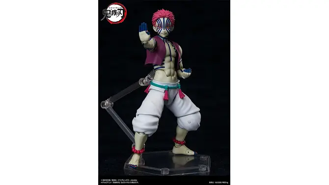 「鬼滅の刃」より「猗窩座」アクションフィギュアが再販！戦闘時に見せる狂気的な“嗤い顔”や、“破壊殺・羅針”プレートなど付属