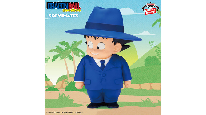 「ドラゴンボール」孫悟空とクリリンが“スーツスタイル”でソフビフィギュア化！並べると会話しているような可愛らしいディスプレイに