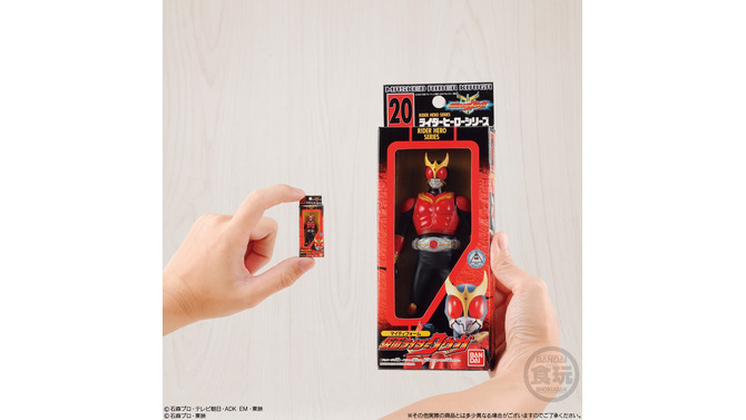 「仮面ライダー」ソフビをパッケージから再現！懐かしいミニチュアが登場ー「W」「ゼッツ」は本商品オリジナルのパッケージデザインに