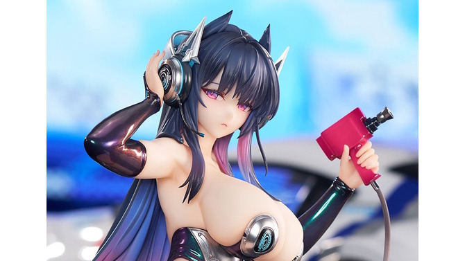 大胆すぎるレースクイーン衣装！『アズレン』より「ストラスブール」が着せ替え「謡精舞うサーキット」の姿で立体化