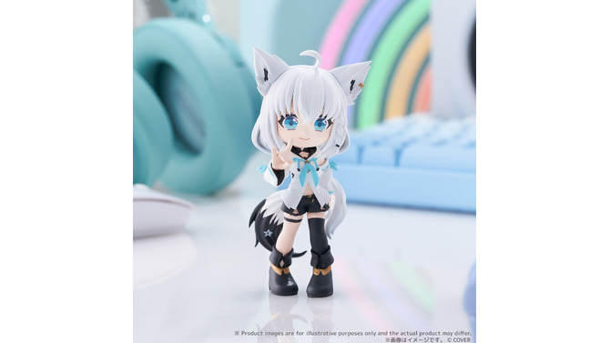 「ホロライブ」白上フブキ、宝鐘マリンら5人がデフォルメフィギュア化！手のひらサイズで可愛い「PalVerse」9月26日予約開始