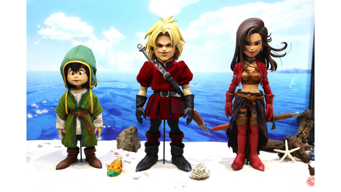 『ドラゴンクエストVII Reimagined』開発に使われた貴重なドールが展示！キービジュ再現のフォトスポットは船に乗ってパーティー気分に【TGS2025】