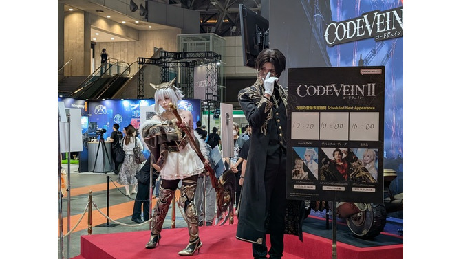 『CODE VEIN II』ブースレポ！コスプレイヤーに巨大スクリーンでのトレイラー鑑賞も【TGS2025】