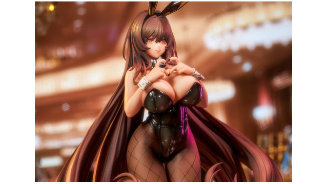 ムチムチな黒とスレンダーな白、どっちのバニーも強烈！『勝利の女神：NIKKE』より「ノワール＆ブラン」がフィギュア化―セット版には“色紙”の特典付き