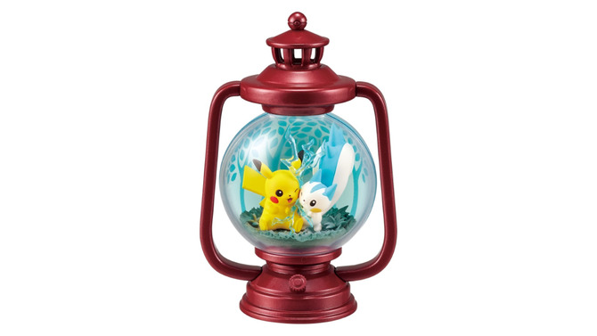 ピカチュウ＆パチリスの頬ずりが可愛い！『ポケモン』ランタン風のジオラマフィギュアに、ランターンやヒトカゲ含む全6種