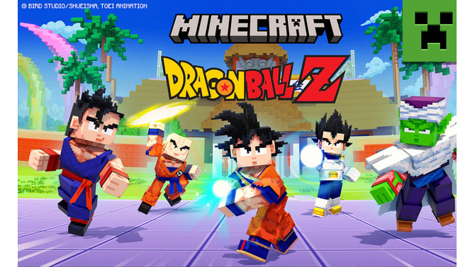 『マインクラフト』かめはめ波も打てる「ドラゴンボールZ」コラボ決定！海中を自由に移動可能なモブや新武器「槍」実装など大型アプデ新要素公開