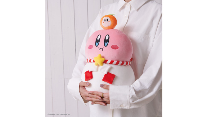 カービィが鏡餅をすいこんじゃった！？ワドルディみたいなみかんも注目なグッズが郵便局にて展開ー新年にピッタリな年賀はがきセットも