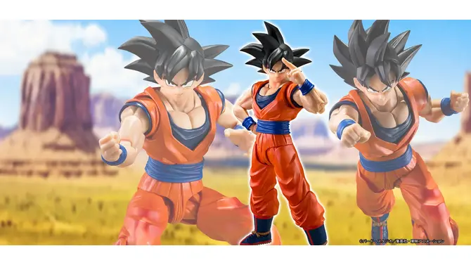 「ドラゴンボールZ 」より「孫悟空〈心優しきサイヤ人〉」が新規造形でアクションフィギュア化！当時のアニメ作画をイメージして立体再現