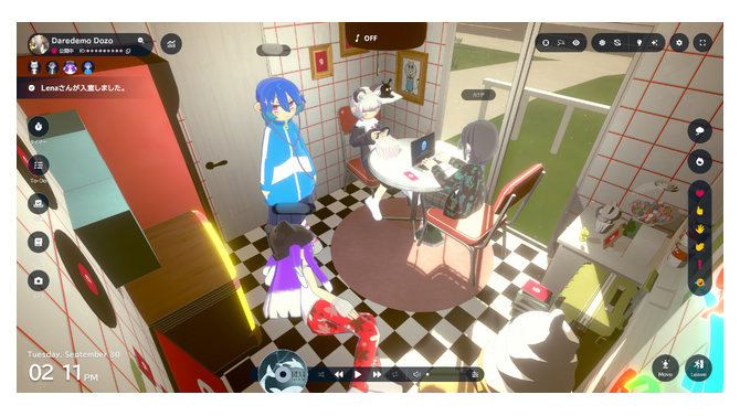 オンラインでも皆で集まろう！作業支援ツール『gogh: Focus with Your Avatar』Steam版に追加のマルチプレイモードをみんなで遊んでみた
