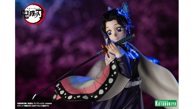 「鬼滅の刃」より胡蝶しのぶ、冨岡義勇フィギュアが再登場！それぞれ日輪刀を構える姿がエフェクトと共に立体化