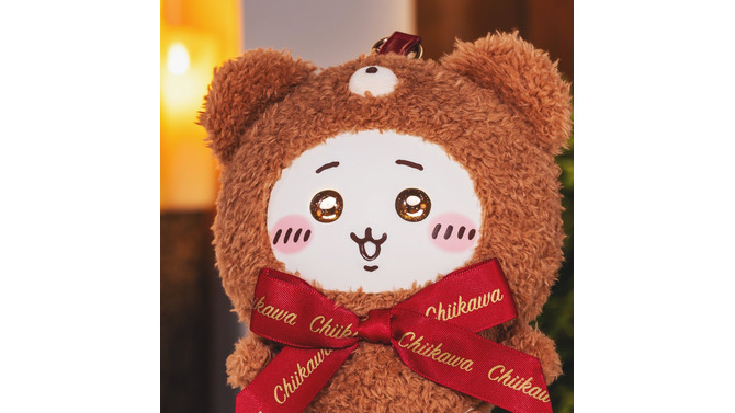 テディベアの着ぐるみを着た「ちいかわ」たち6人が可愛い！キラキラと輝く目で心を癒す、新作アクセサリーぬいぐるみ「きらめっこ」誕生