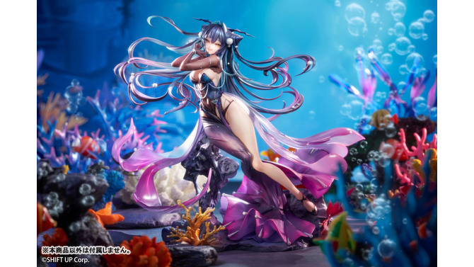 美しいドレスから魅せるムチムチ太もも！『勝利の女神：NIKKE』より「リトルマーメイド Abyss Flower」フィギュアが予約受付中