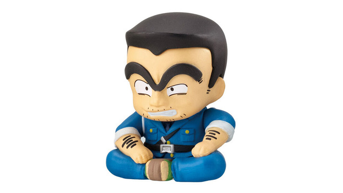 不機嫌そうな両さんに、激怒する部長！「こち亀」がガシャポン「まちぼうけ」に登場ーキャラクターの個性を表現した全5種