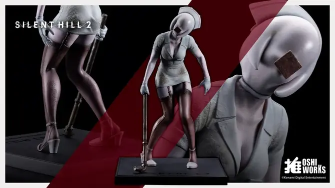 不気味ながらも目を引くスタイル…『SILENT HILL 2』より「バブルヘッドナース」が立体化ー独特なフォルムの「アブストラクトダディ」も