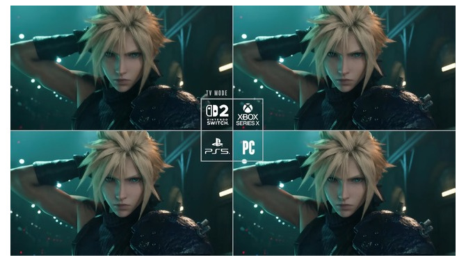 『FF7 リメイク』プラットフォーム別比較映像―スイッチ2/XSX|S/Windows版は2026年1月22日発売