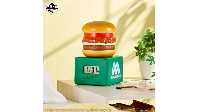 「モスバーガー」一番くじ第2弾全ラインナップ公開！日常生活を彩るグッズ展開、ラストワン賞の時計は店舗で流れる音がアラームに