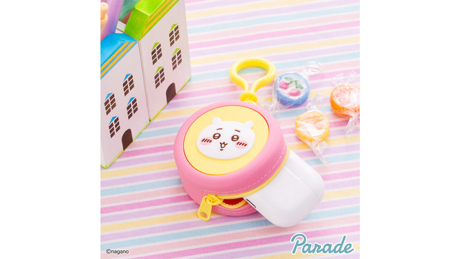 「ちいかわ」たちのおかおはぷっくり！持ち歩きに良い「まんまるミニシリコンポーチ」全8種が、10月下旬よりプライズとして順次展開
