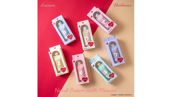 “ちょこん”と乗ったマスコットが可愛すぎる！Lovisia「ちいかわ」コラボコスメ第5弾としてハンドクリームとリップクリームが10月31日より販売