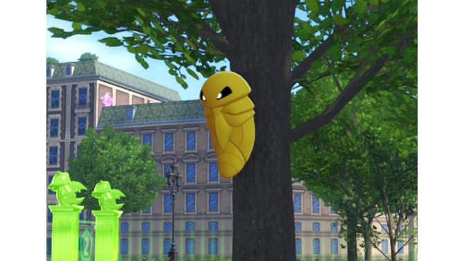 『ポケモンレジェンズZ-A』では虫ポケモンたちが“密集”する―木に群がるコクーン、壁に張りつくイトマルたちにゾクリ