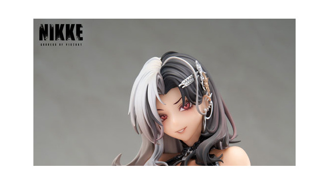 大胆な衣装が光沢感でより過激に…!『勝利の女神:NIKKE』から「ロザンナ:シックオーシャン」が1/7スケールフィギュア化