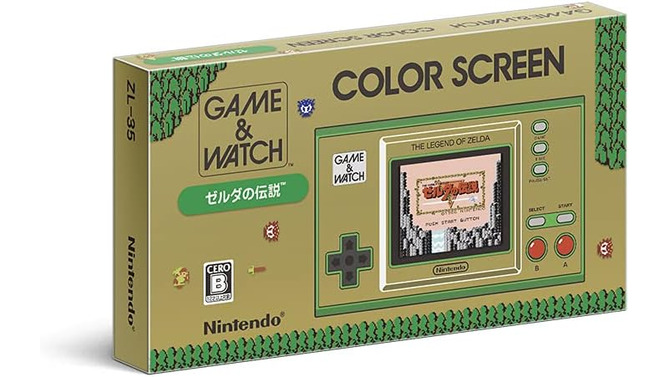 「ゼルダの伝説」35周年モデルがセール中!懐かしの3タイトルを収録した『ゲーム&ウオッチ』が手のひらで甦る