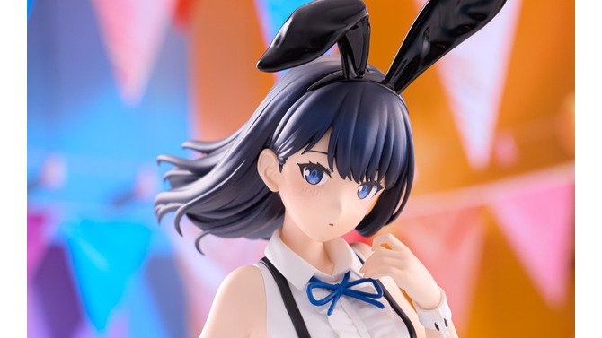 凄いふとももにパツパツのショートパンツ！「グリッドマン ユニバース」より「宝多六花」がイースターバニーver.でプライズフィギュア化