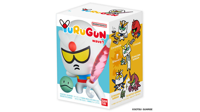 「ガンダム」MS全12種がユルい、かわいい新デザインでフィギュア化!「YURUGUN wave1」シュールなコメント入りミニカード付き