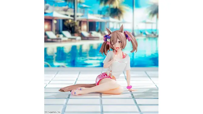 夏の雰囲気満載！『ウマ娘』スマートファルコンとコパノリッキーが、1.5周年楽曲「Gaze on Me!」ライブ衣装でプライズフィギュア化