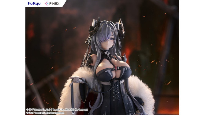 リアルファー仕様の豪華な衣装が、威厳と気品を際立たせる！『アズレン』より「アウグスト・フォン・パーセヴァル」が存在感ある1/6スケールで立体化