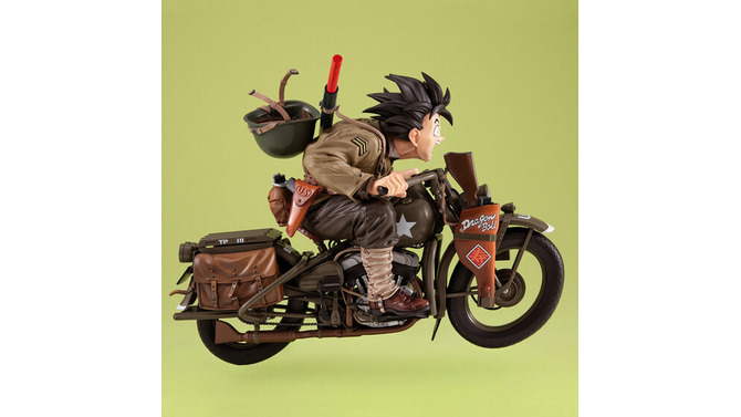 特殊装備のバイクで疾走する「孫悟空」！「ドラゴンボール」印象的なイラストを元に、各部ディテールを徹底再現
