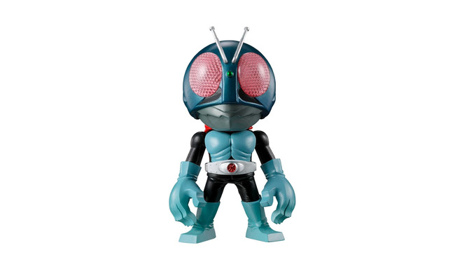 大きな“拳”が特徴の「仮面ライダー」フィギュアがガシャポン化―アーティスト「TOUMA」氏とのコラボ