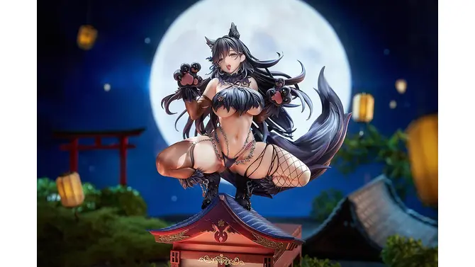 狼の如き衣装がセクシーかつ刺激的すぎる…！『アズレン』愛宕の着せ替え「月夜のお姉さん狼」がフィギュア化