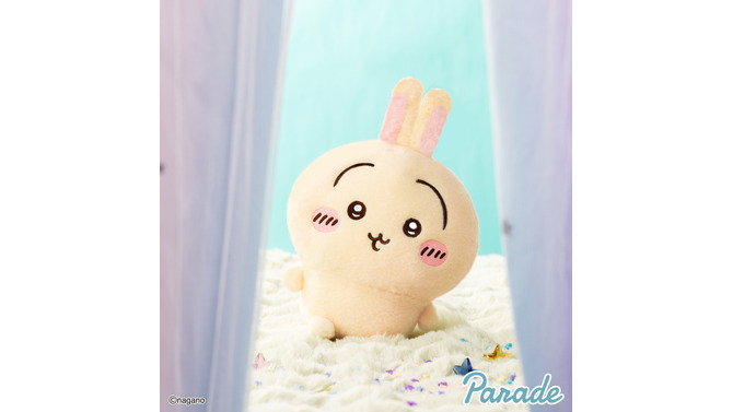 うさぎの表情が愛らしい！「ちいかわ」羊毛のようにふわもこな「しーぷわぬいぐるみ」第2弾、満面の笑みの古本屋など全4種が登場