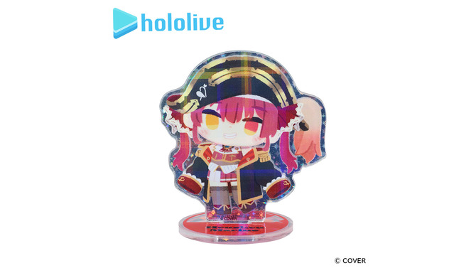 ホロライブ・宝鐘マリンや兎田ぺこら、鷹嶺ルイら全11種！ア・メリカ先生描き下ろしの「アクスタ」や「総柄フェイスタオル」に第3弾登場