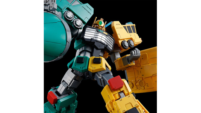 勇者王ガオガイガーより「撃龍神」がHGプラモ化！風龍・雷龍はロボットからビークルモードにも変形可能