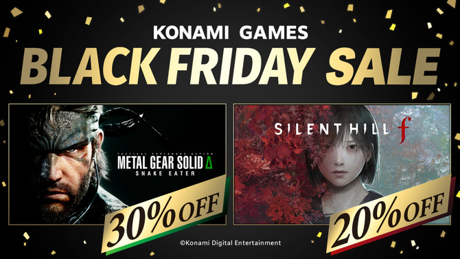 『SILENT HILL f』がセール初対象！コナミ「BLACK FRIDAY SALE」開催中ー『メタルギアソリッドΔ』などもお買い得