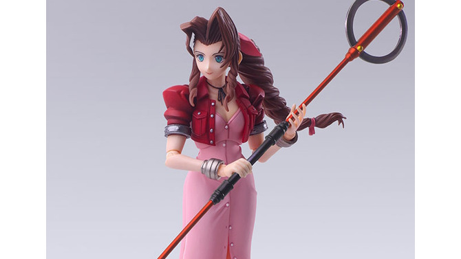 『FF7』エアリスを“原点の懐かしい姿”で再現！可動フィギュア「BRING ARTS ミスリルロッドVer.」予約開始